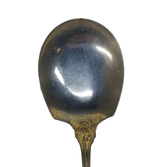 Vintage Japanese Gold  Plated Serving Spoon - Picture 2 of 6